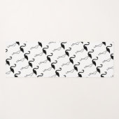 Zwart-witgelsmat Yogamat (Voorkant (horizontaal))