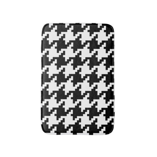 Zwart-witgeluid Badmat (Voorkant Verticaal)