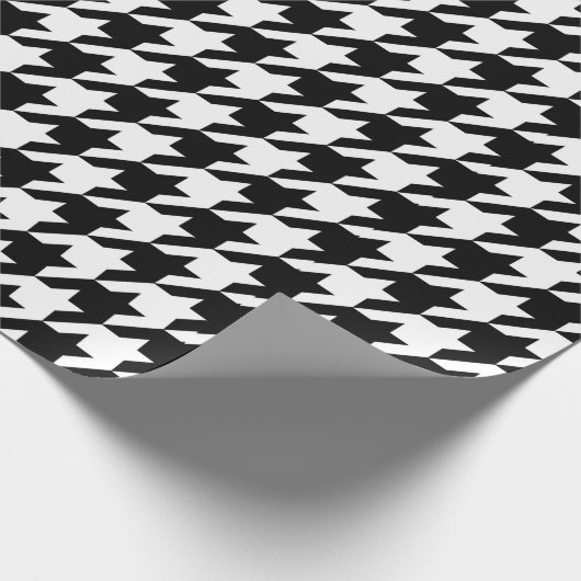 Zwart-witgeluid Cadeaupapier (Hoek)