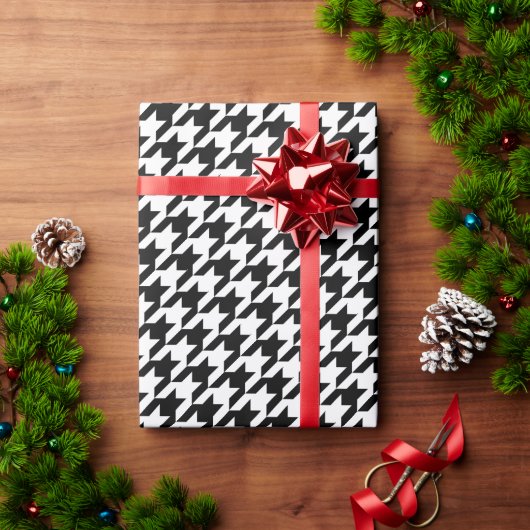 Zwart-witgeluid Cadeaupapier (Feestdagen Geschenken)
