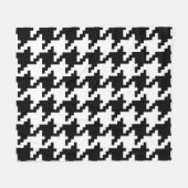 Zwart-witgeluid Fleece Deken (Voorkant (Horizontaal))