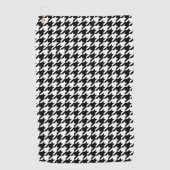 Zwart-witgeluid Golfhanddoek (Voorkant)