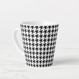 Zwart-witgeluid Latte Mok