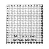 Zwart-witgeluid stijlvolle Mode Designer Notitieblok (Voorkant)