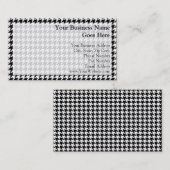 Zwart-witgeluid stijlvolle Mode Designer Visitekaartje (Voorkant / Achterkant)