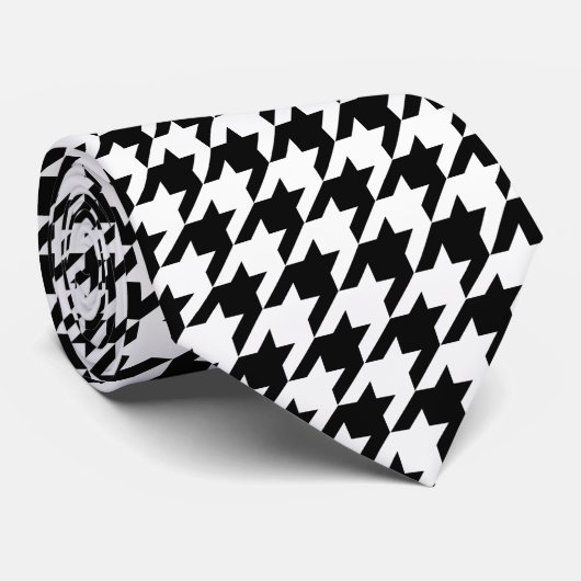 Zwart-witgeluid Stropdas (Opgerold)