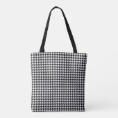 Zwart-witgeluid Tote Bag (Achterkant)
