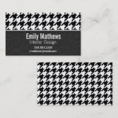 Zwart-witgeluid Visitekaartje (Voorkant / Achterkant)