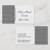 Zwart-witgeluid Visitekaartje (Voorkant / Achterkant)