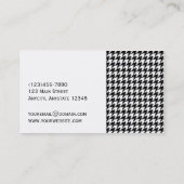 Zwart-witgeluid Visitekaartje (Achterkant)