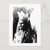 Zwart-witGeronimo Briefkaart (Voorkant)