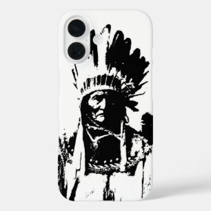Zwart-witGeronimo iPhone 16 Hoesje