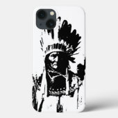 Zwart-witGeronimo Case-Mate iPhone Case (Achterkant)
