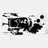Zwart-witGeronimo Case-Mate iPhone Case (Achterkant (horizontaal))