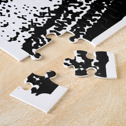 Zwart-witGeronimo Legpuzzel (Zijkant)