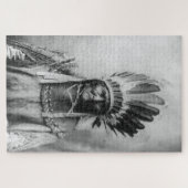 Zwart-witGeronimo Legpuzzel (Horizontaal)