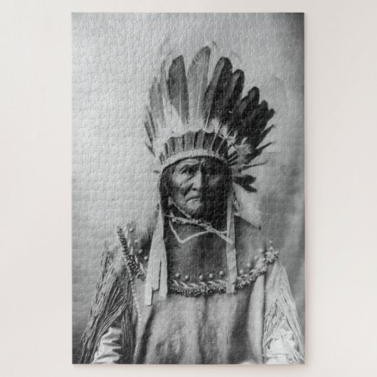 Zwart-witGeronimo Legpuzzel (Verticaal)