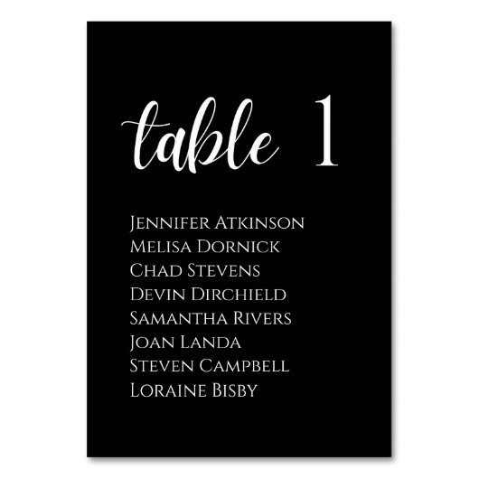 Zwart-witgespikkelde moderne legantiebruiloft kaart (Voorkant)