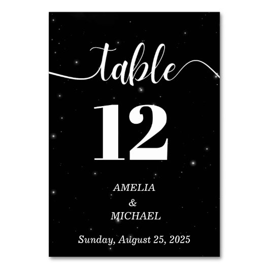 Zwart-witgespikkelde moderne legantiebruiloft kaart (Voorkant)