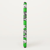 Zwart-witgestreept Football Shirten. Case-Mate iPhone Case (Achterkant / rechts)