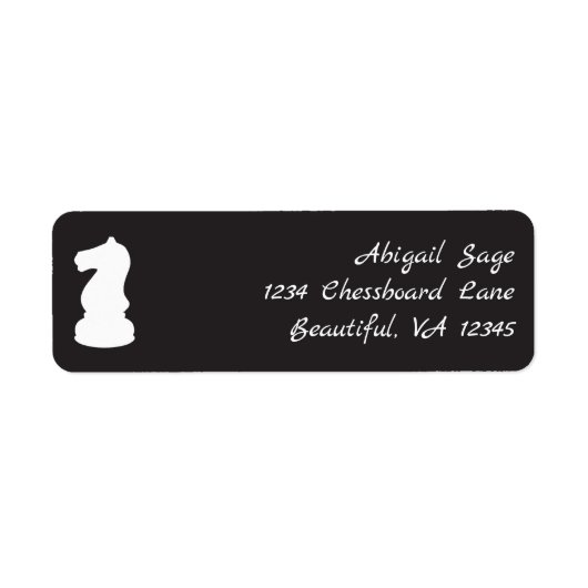 Zwart-witgoedartikelen Knight Classic Etiket (Voorkant)