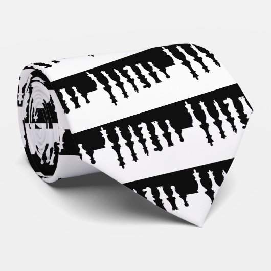 Zwart-witgoedartikelen Stropdas (Opgerold)