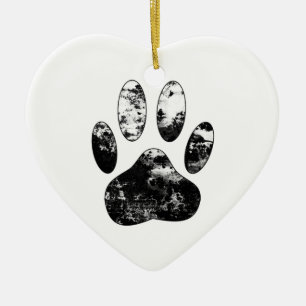 Zwart-witgrijze handdoeken keramisch ornament