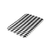Zwart-witharlequin Bath Mat (Gekanteld)