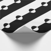 Zwart-witharmonie Cadeaupapier (Hoek)