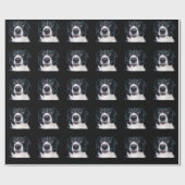 Zwart-withond Cadeaupapier (Vlak)