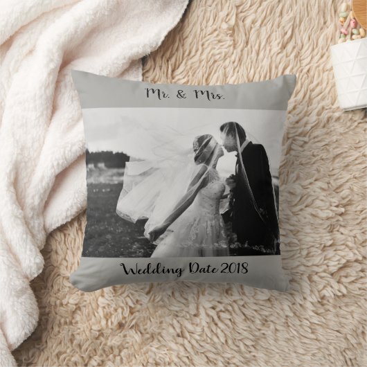 Zwart-withuwelijk Kussen (Deken)