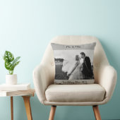 Zwart-withuwelijk Kussen (Stoel)