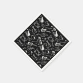 Zwart-witinstrumenten Servet (Hoek)