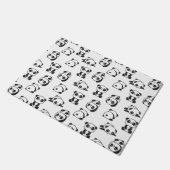 Zwart-witkaartenpatroon Deurmat (Schuin)