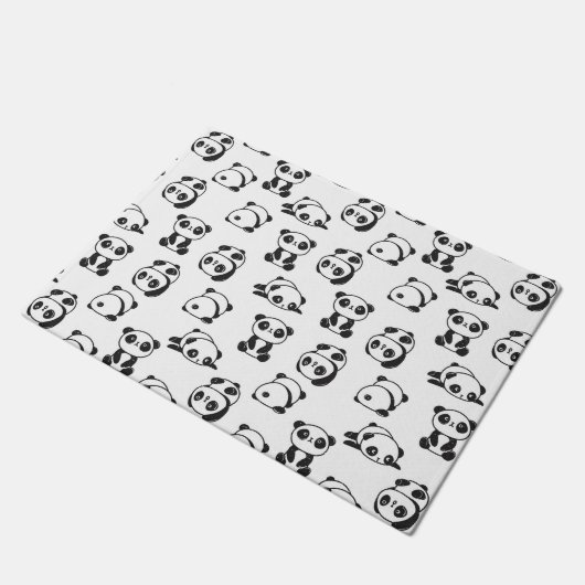 Zwart-witkaartenpatroon Deurmat (Schuin)