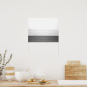 Zwart-witkalm Ocean Horizon 16x20 Poster (Keuken)