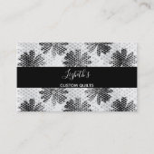 Zwart-witkanting of Visitekaartje met drijfveren (Voorkant)