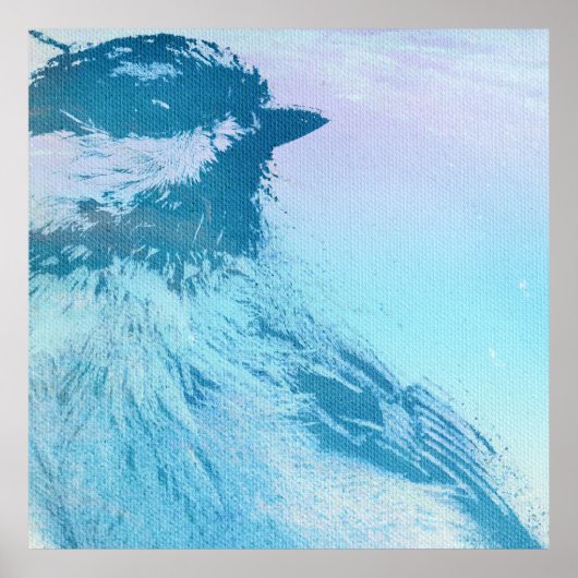 Zwart witkapje afdrukken poster (Voorkant)