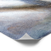 Zwart-witkapje art afdrukken poster (Hoek)