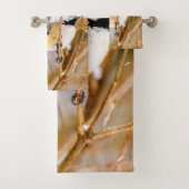 Zwart witkapje - originele foto bad handdoek (Insitu)