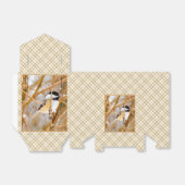 Zwart witkapje - originele foto bedankdoosjes (Uitgevouwen)