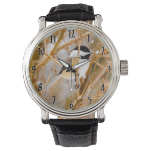 Zwart witkapje - originele foto horloge