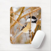 Zwart witkapje - originele foto muismat (Met muis)