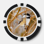 Zwart witkapje - originele foto poker chips (Voorkant)