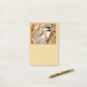 Zwart witkapje - originele foto post-it® notes (Op bureau)