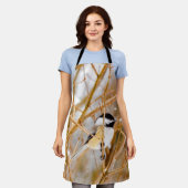 Zwart witkapje - originele foto schort (Gedragen)