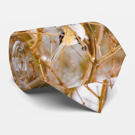 Zwart witkapje - originele foto stropdas (Opgerold)