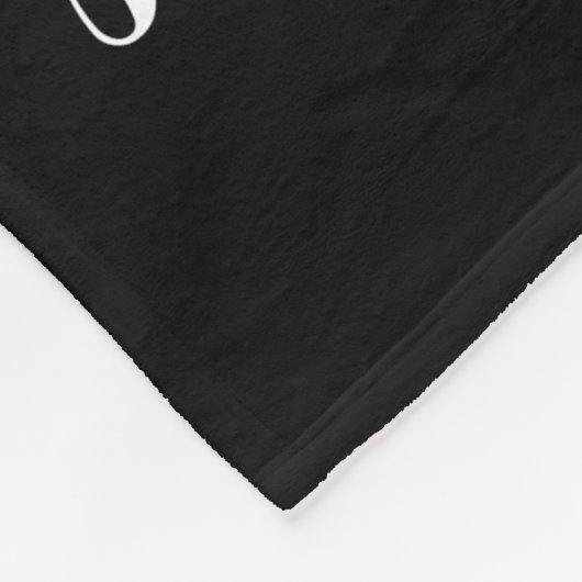 Zwart-witkat Fleece Deken (Hoek)