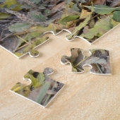 Zwart-witkat Jigzaag Puzzle Legpuzzel (Zijkant)