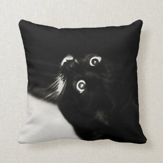Zwart-witkat noire Kitten Art-kussen Pillow Kussen